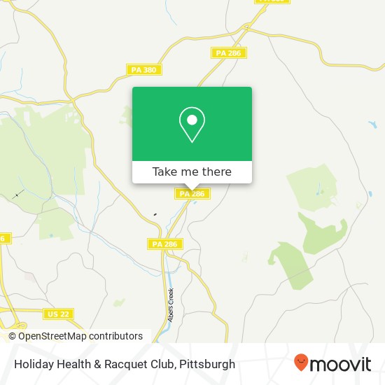 Holiday Health & Racquet Club map