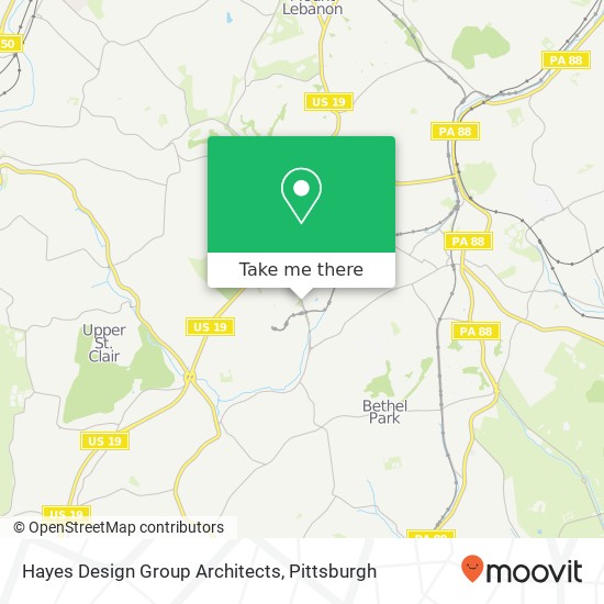 Hayes Design Group Architects map