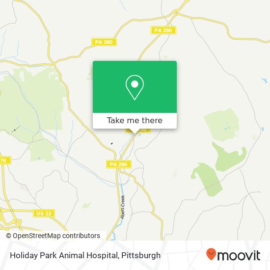 Mapa de Holiday Park Animal Hospital