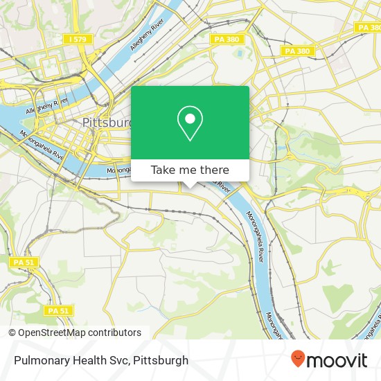 Mapa de Pulmonary Health Svc