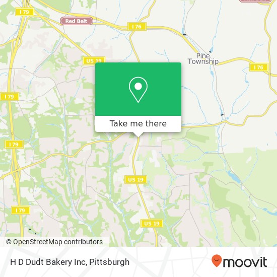 H D Dudt Bakery Inc map