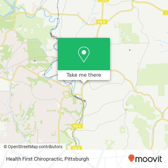 Mapa de Health First Chiropractic