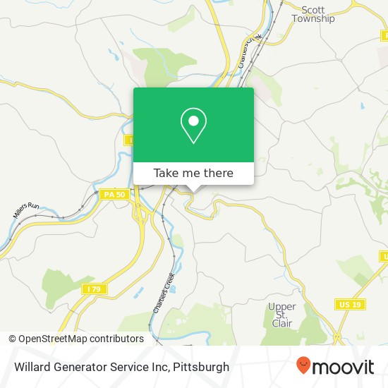 Willard Generator Service Inc map