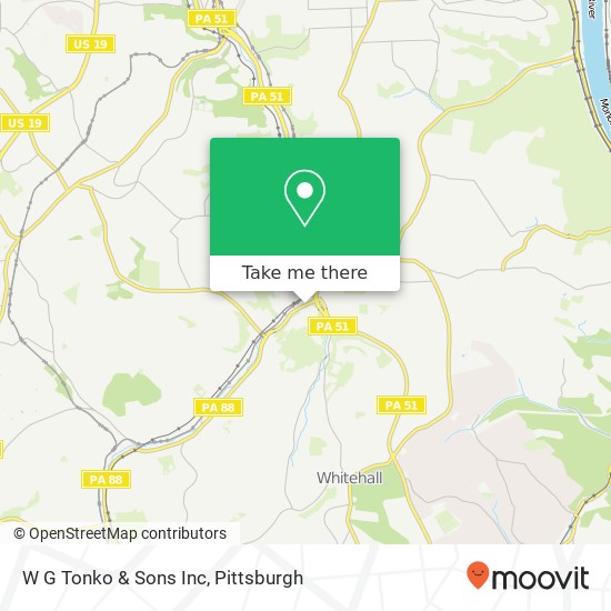 Mapa de W G Tonko & Sons Inc