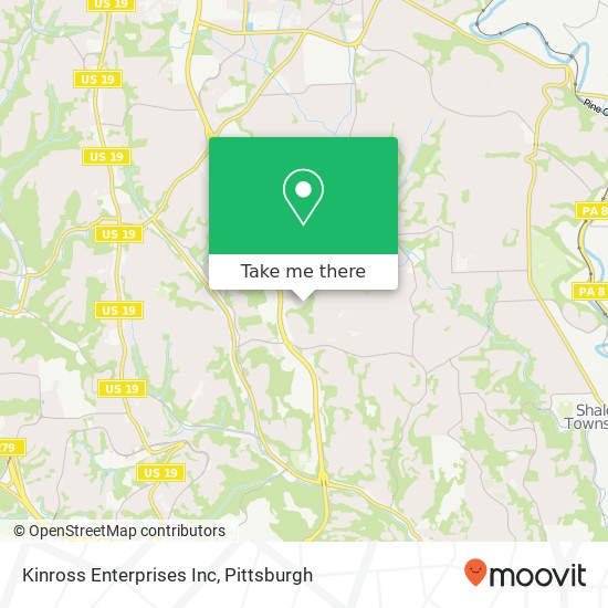 Mapa de Kinross Enterprises Inc