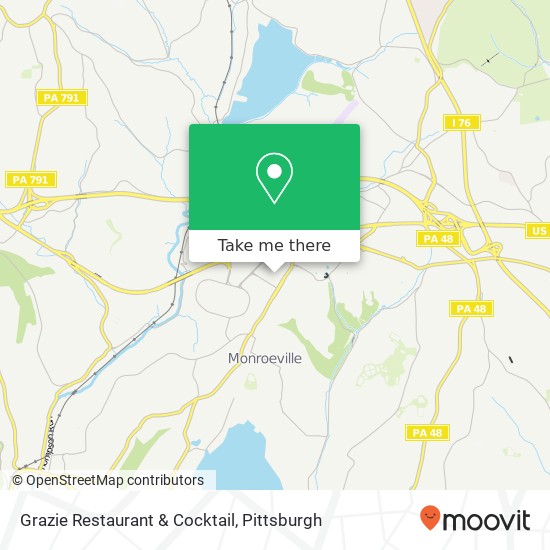 Mapa de Grazie Restaurant & Cocktail