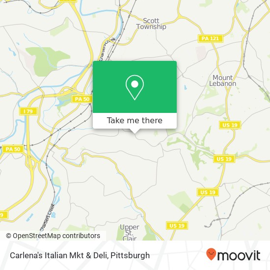 Mapa de Carlena's Italian Mkt & Deli