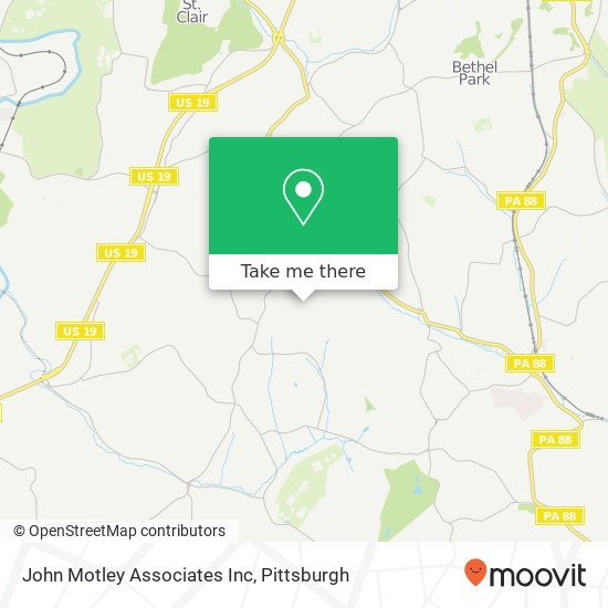 Mapa de John Motley Associates Inc