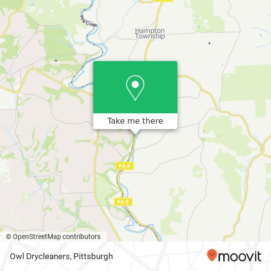 Owl Drycleaners map