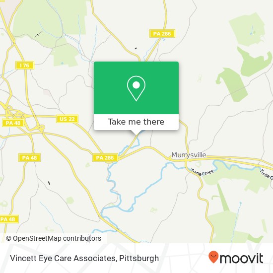 Vincett Eye Care Associates map