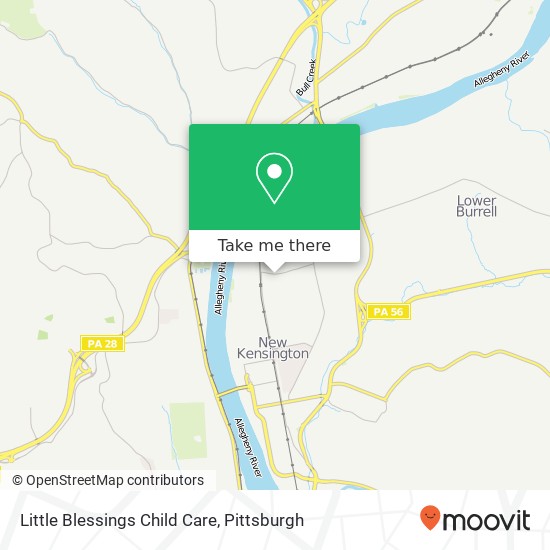 Little Blessings Child Care map