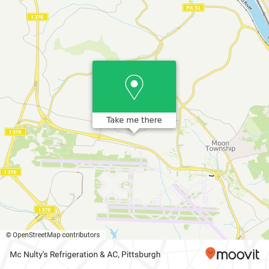 Mapa de Mc Nulty's Refrigeration & AC
