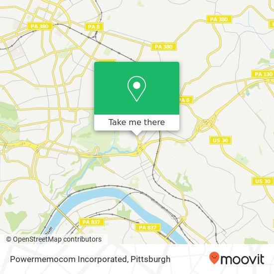Powermemocom Incorporated map