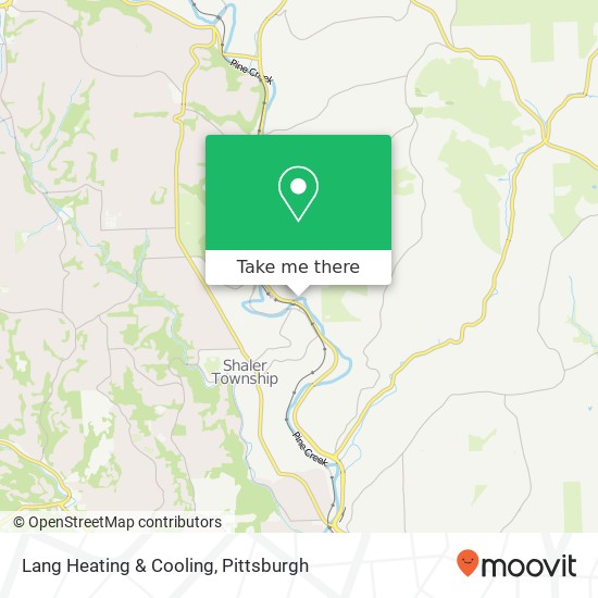 Lang Heating & Cooling map