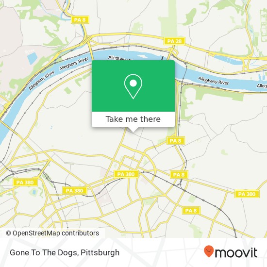 Mapa de Gone To The Dogs