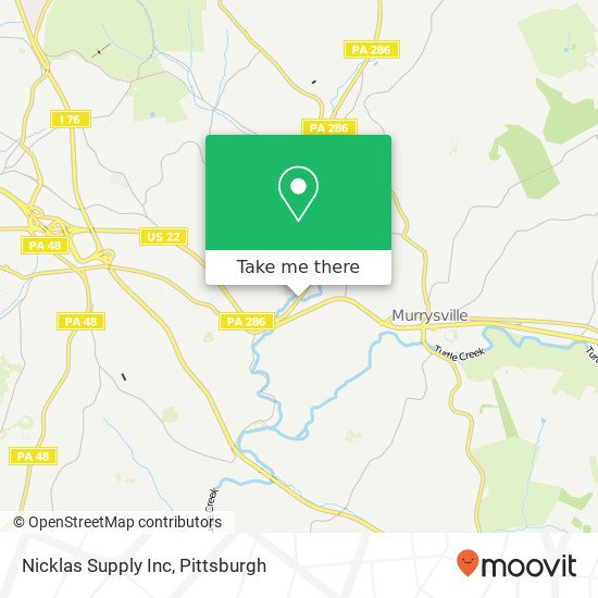 Nicklas Supply Inc map