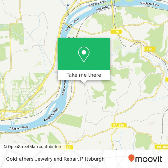 Goldfathers Jewelry and Repair map