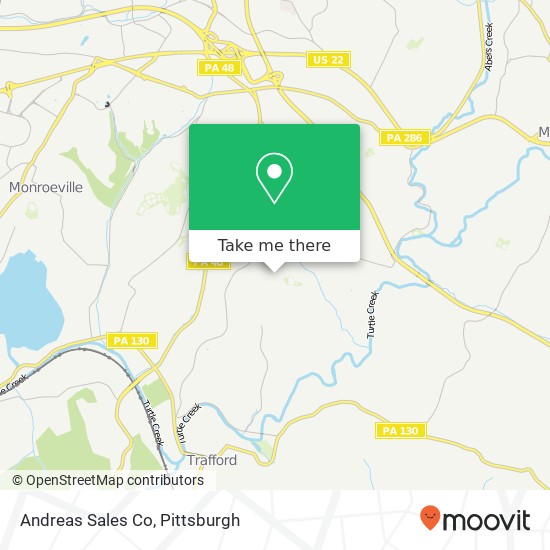 Andreas Sales Co map