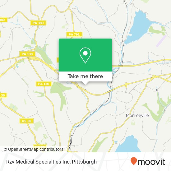 Rzv Medical Specialties Inc map