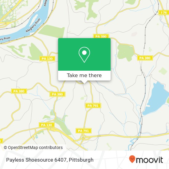 Payless Shoesource 6407 map