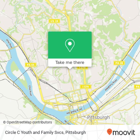 Mapa de Circle C Youth and Family Svcs
