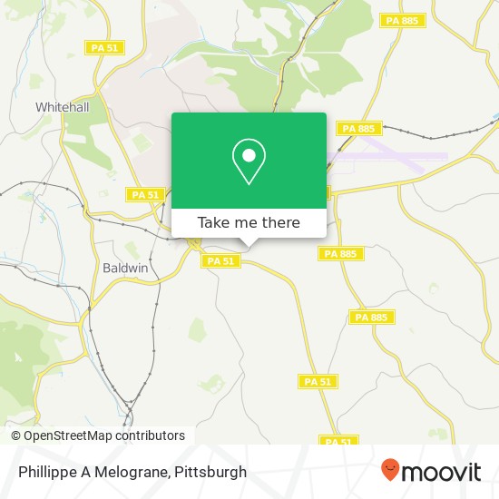 Phillippe A Melograne map