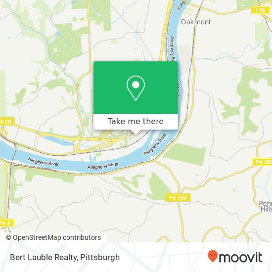 Bert Lauble Realty map