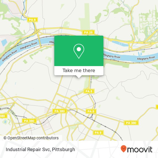 Industrial Repair Svc map