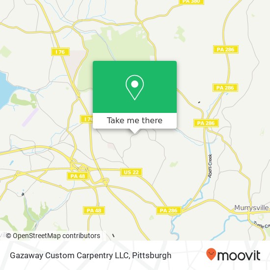 Gazaway Custom Carpentry LLC map