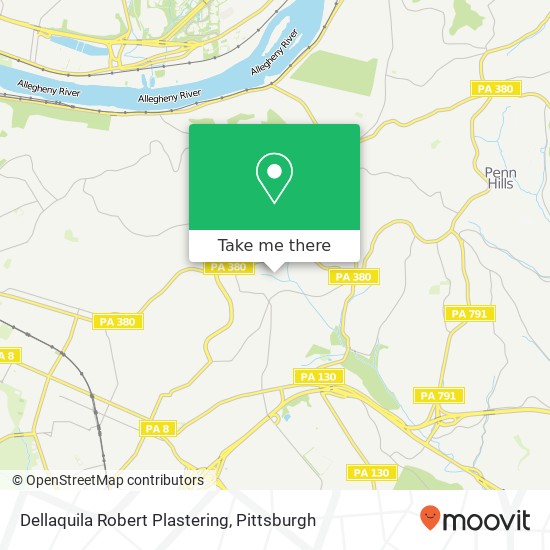 Dellaquila Robert Plastering map