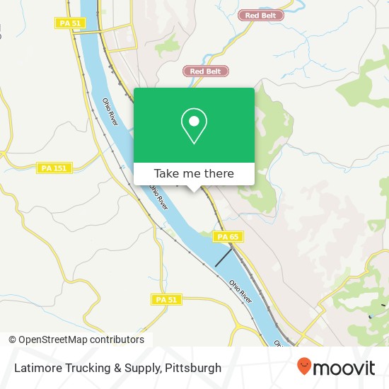 Latimore Trucking & Supply map