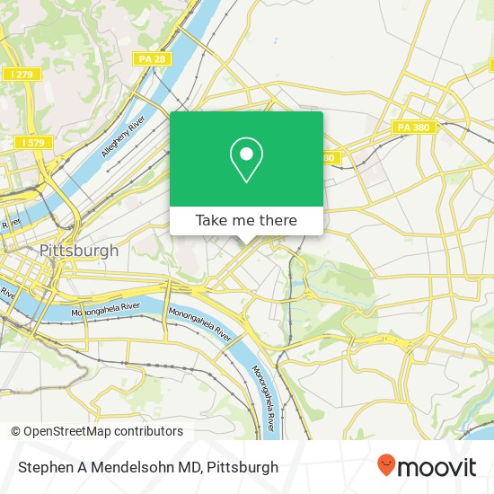 Stephen A Mendelsohn MD map