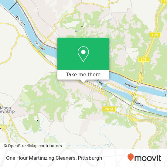 One Hour Martinizing Cleaners map
