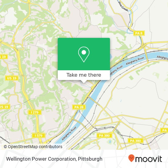 Wellington Power Corporation map