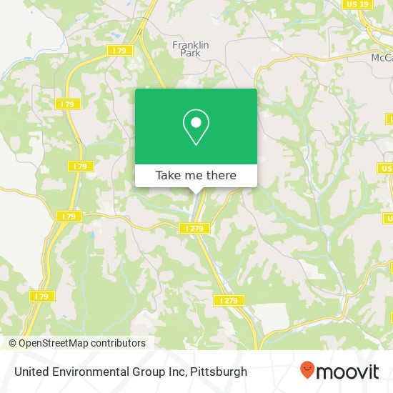 Mapa de United Environmental Group Inc