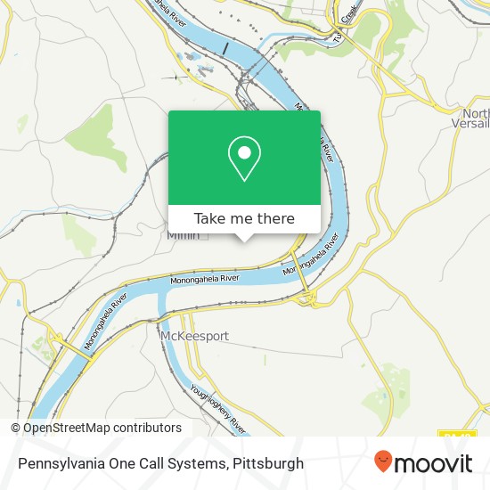 Pennsylvania One Call Systems map