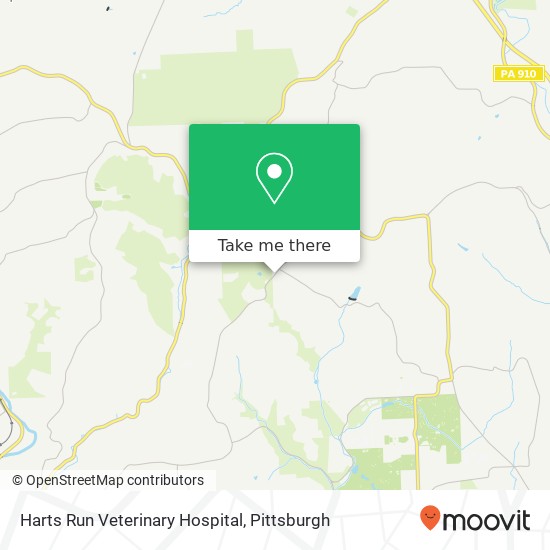 Mapa de Harts Run Veterinary Hospital