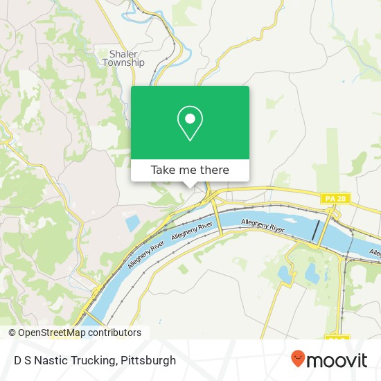 Mapa de D S Nastic Trucking