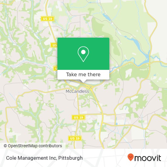 Cole Management Inc map