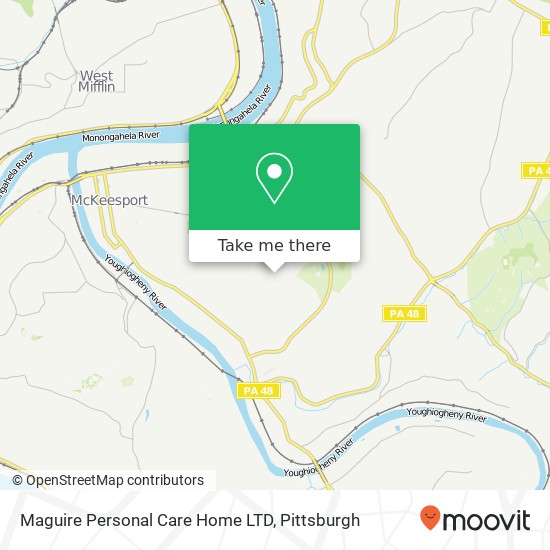 Maguire Personal Care Home LTD map
