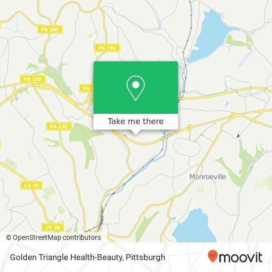 Golden Triangle Health-Beauty map