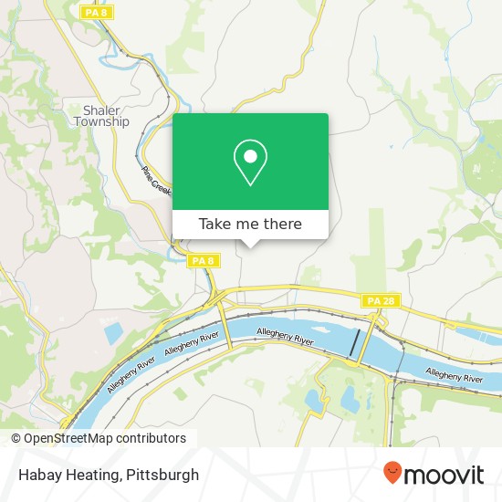 Mapa de Habay Heating