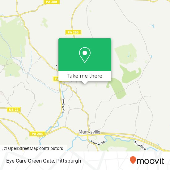 Eye Care Green Gate map
