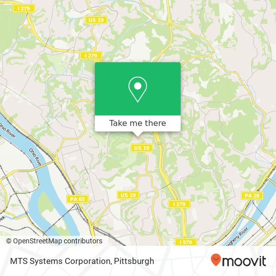 Mapa de MTS Systems Corporation