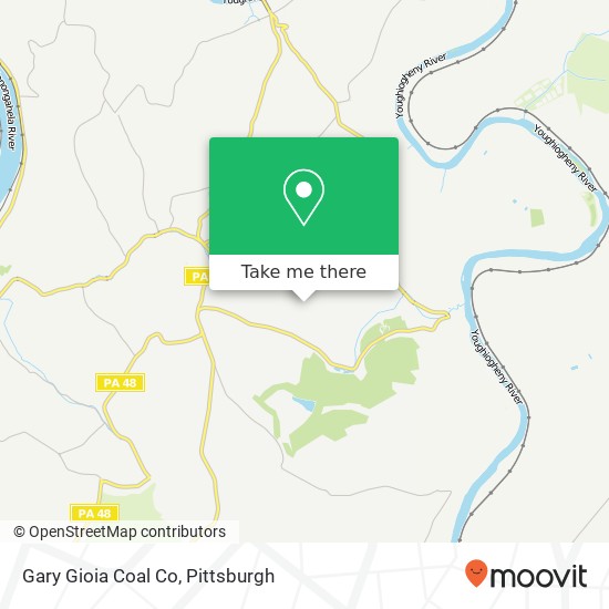 Gary Gioia Coal Co map