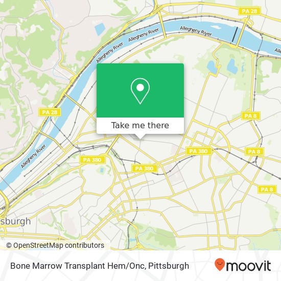 Bone Marrow Transplant Hem/Onc map