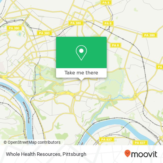 Whole Health Resources map