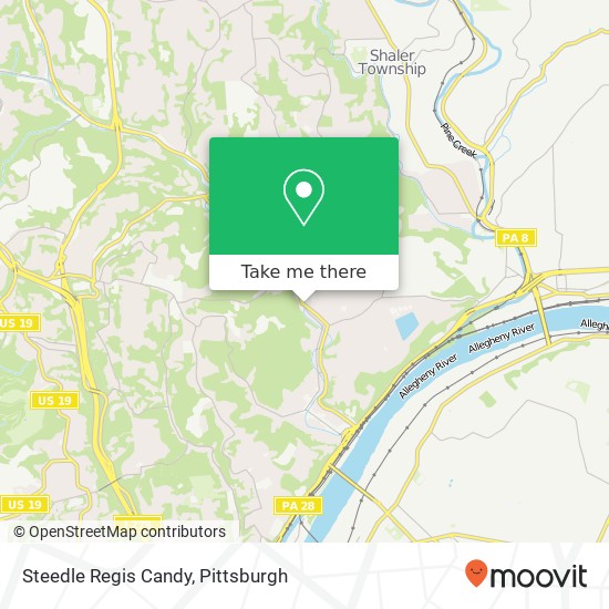 Steedle Regis Candy map