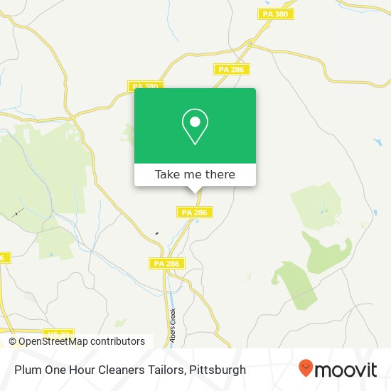 Plum One Hour Cleaners Tailors map