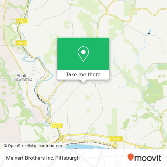 Meinert Brothers Inc map